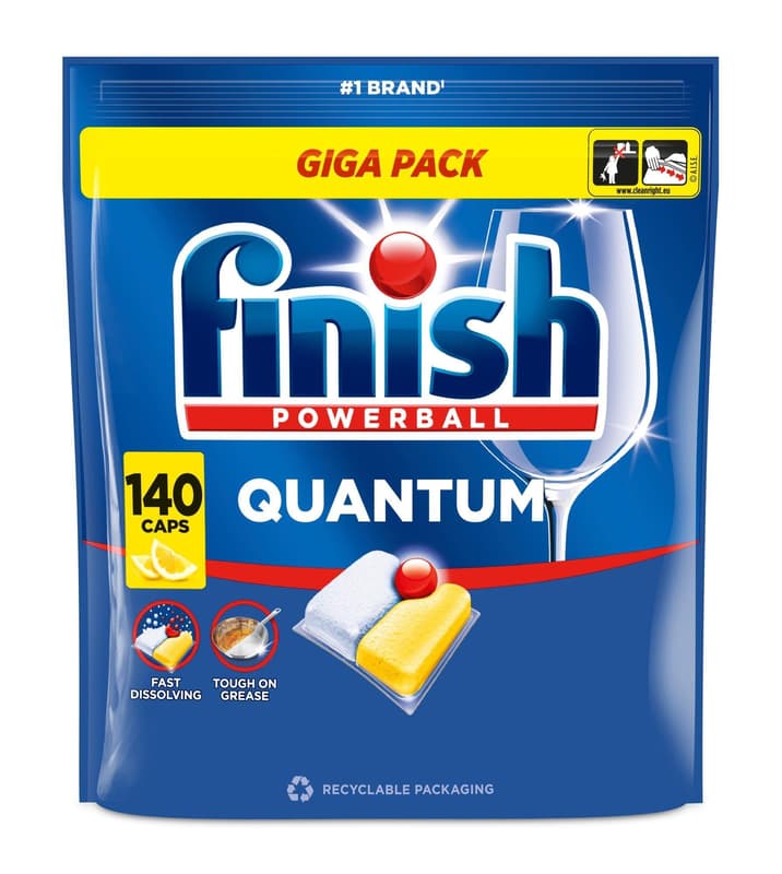 Finish Quantum Lemon kapsle do myčky nádobí