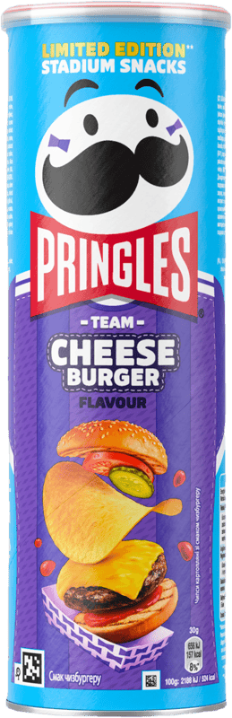 Pringles Cheese Burger Chips 165 g