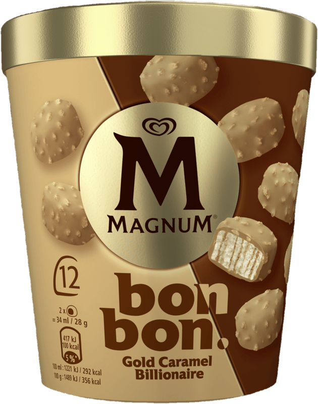 Magnum Bonbon Gold Caramel Billionaire 12x17ml