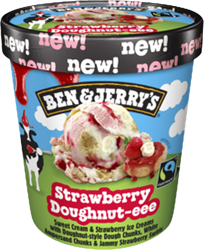 Ben & Jerry's Strawberry Doughnut–eee