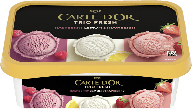 Carte d'Or Trio Rasp-Lemon-Straw 1000ml