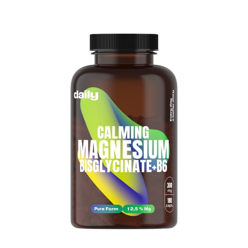 Daily Calming Magnesium Bisglycinate+B6 cps.180