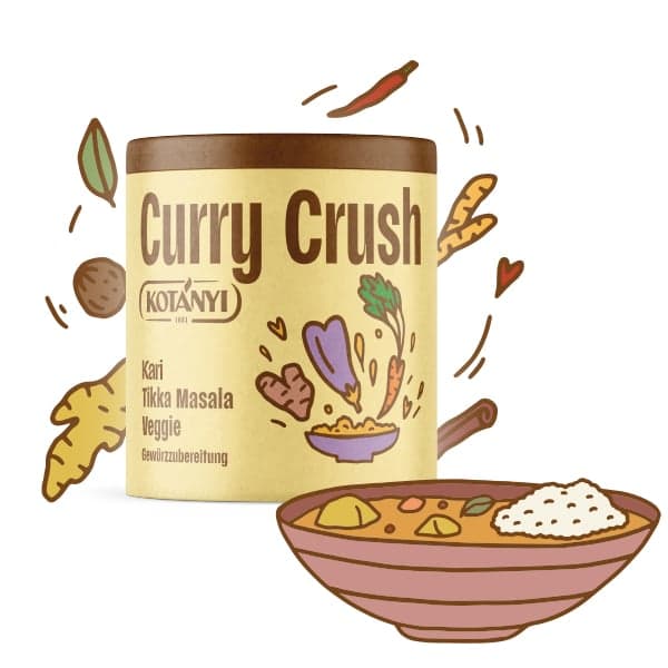 Kotányi Curry Crush kořenící směs