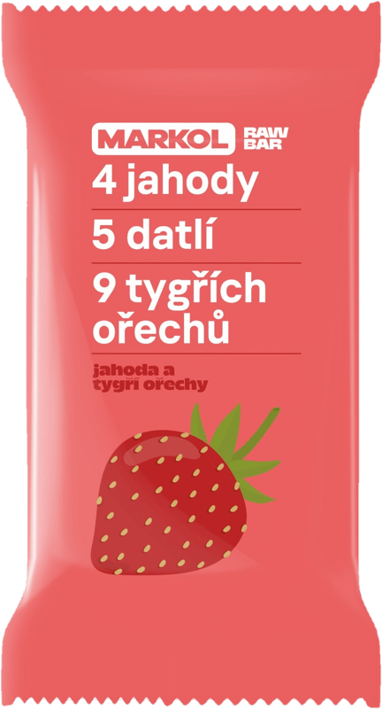 Markol Strawberry and tiger nuts bar