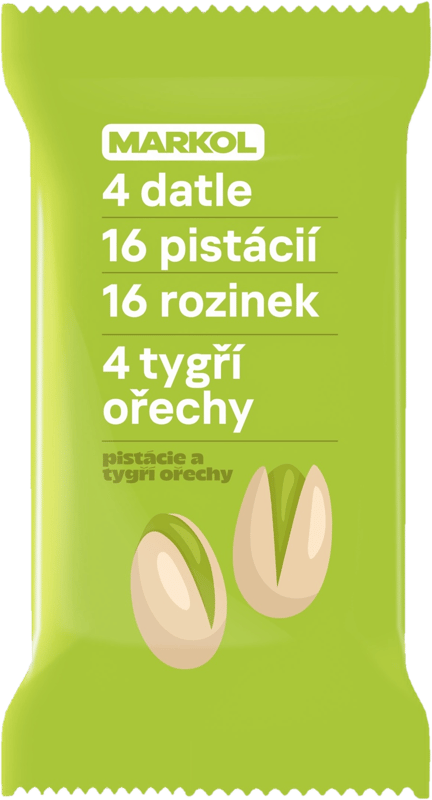Markol Tyčinka s pistáciemi a tigernuts