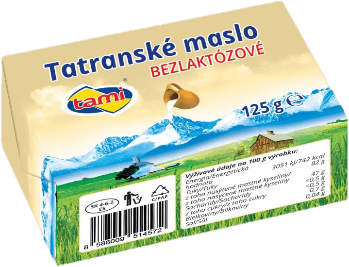 Tami Tatra lactose-free butter