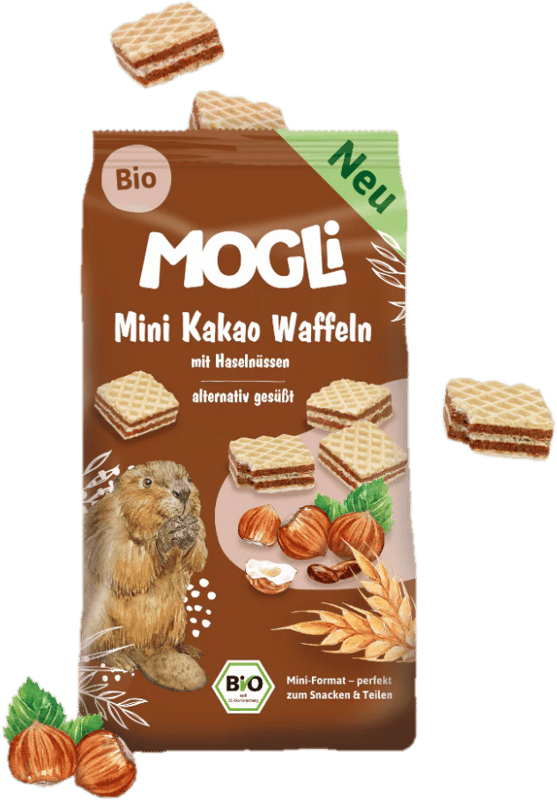 Mogli BIO Kakaové mini vafličky