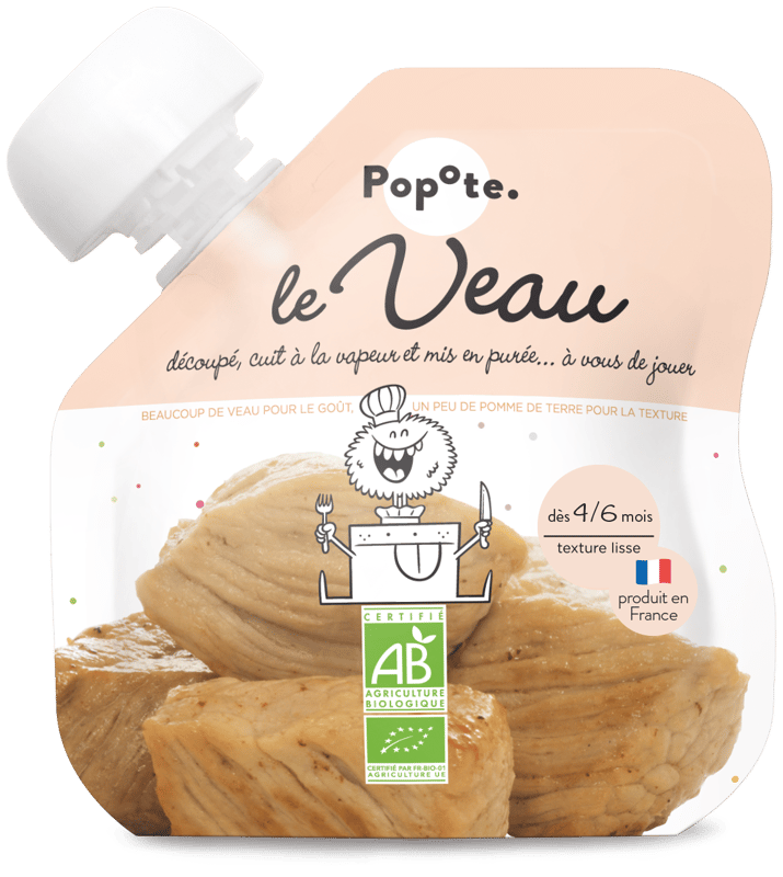 Popote BIO Veal pouch