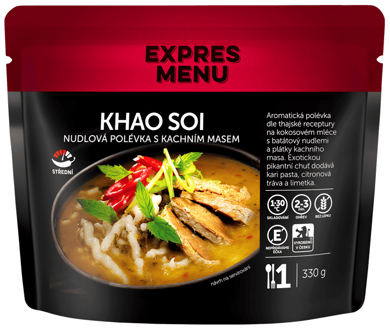 Expres Menu Khao soi thai noodle soup with duck meat