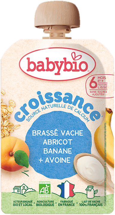 Babybio BIO Dairy snack with apricot, banana and oat flakes