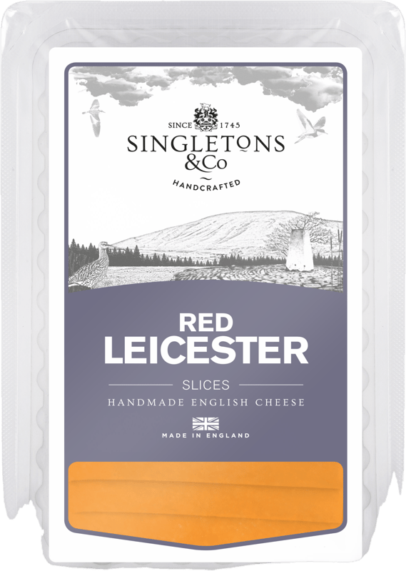 Singletons Sýr čedar Red Leicester plátky