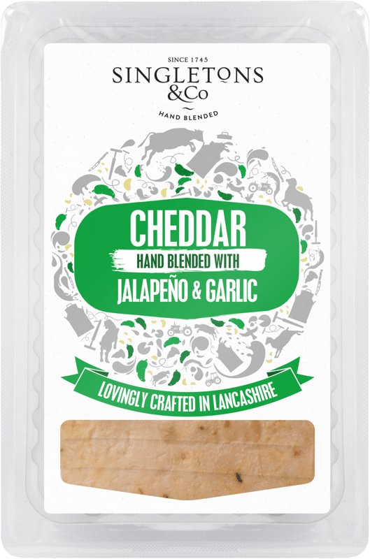 Singletons & Co Jalapeño & Garlic Slices