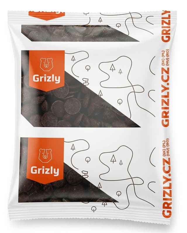 Grizly Čoko pecičky Hořká čokoláda 60%