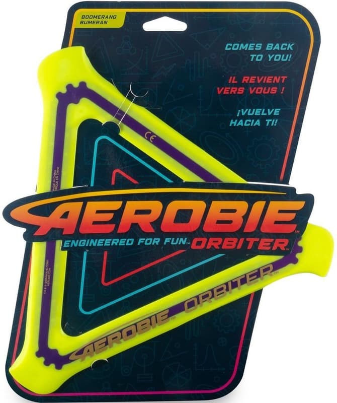 AEROBIE ORBITER - Flying throwing boomerang, diameter 29 cm, assorted