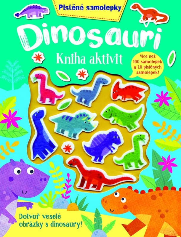 Dinosaurs Felt sticker play scene Book