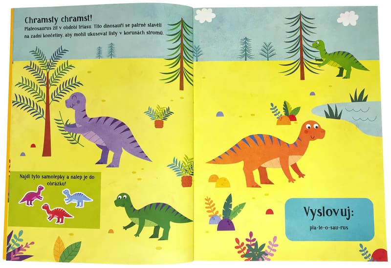 Dinosaurs Felt sticker play scene Book