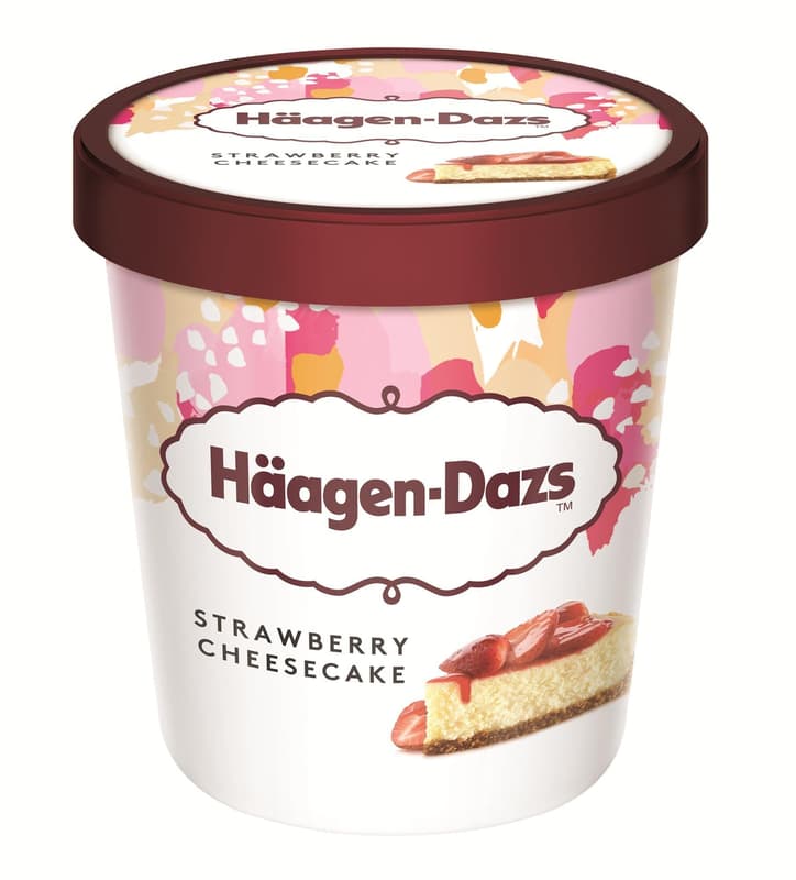 Häagen–Dazs Jahodový Cheesecake