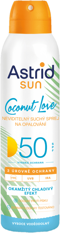 Astrid Sun Invisible Sunscreen Spray SPF 50 150 ml