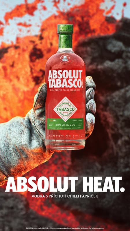 Absolut Tabasco 38% obj.