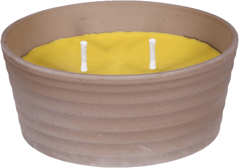 Svíčka proti hmyzu CITRONELLA žardinka SIRIUS 420g d16x7cm