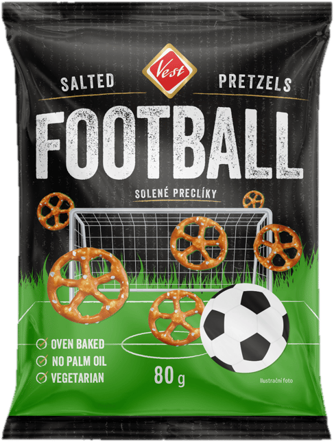 Vest Football pretzels