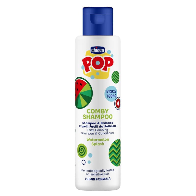 CHICCO Comby Watermelon POP Shampoo and Conditioner for Children and Teens 250 ml