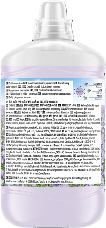 Coccolino Fresh & Soft Lavender aviváž (1,702 l)