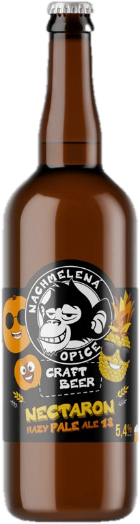 Nachmelená opice Nectaron Hazy Pale Ale 13° bottle