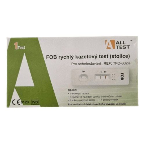 ALLTEST FOB rychlý kazetový test (stolice) 1ks