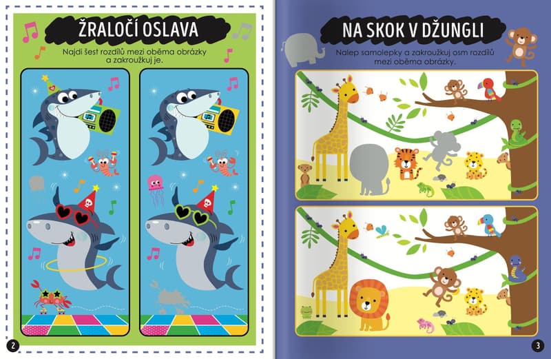 Svojtka Zábavné učení Hledej rozdíly