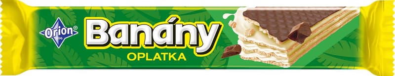 Orion Banana wafer with milk coating