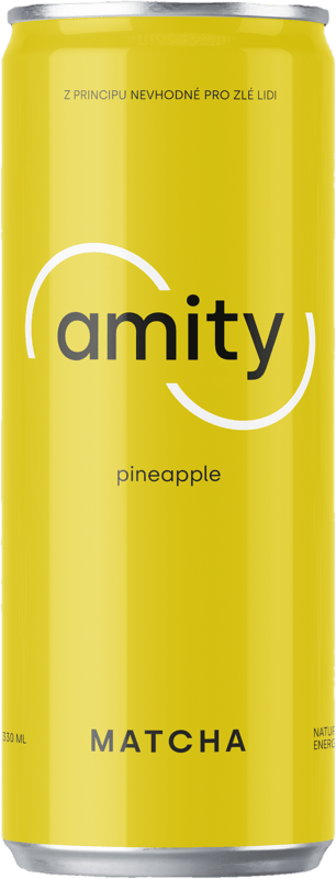 Amity Matcha limonáda s ananasem – plech