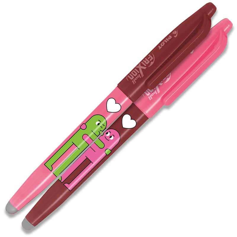 Pilot FriXion Ball Best Friends 07 / 0.35 mm, burgundy/pink