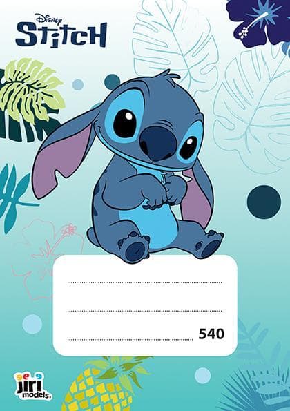 JIRI MODELS Školní sešit A5 čistý, 540, 40 listů, Lilo & Stitch