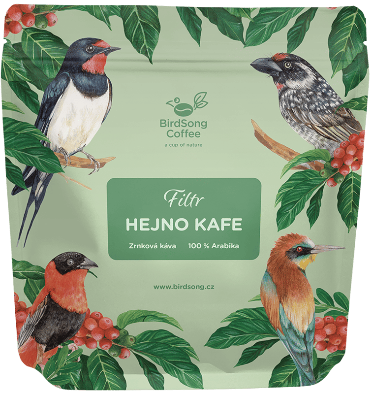 BirdSong Coffee Hejno kafe filtr zrnková káva