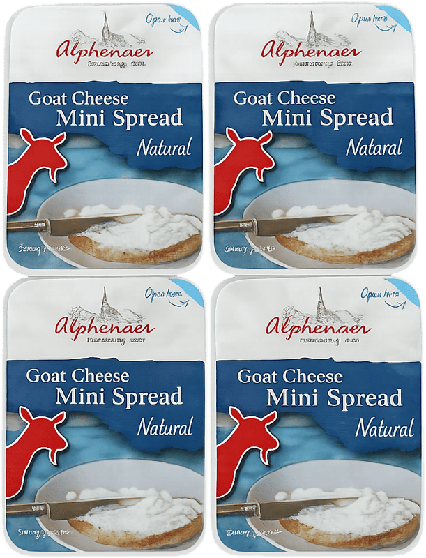 Alphenaer Pomazánka z čerstvého kozího sýru mini 4×32,5 g
