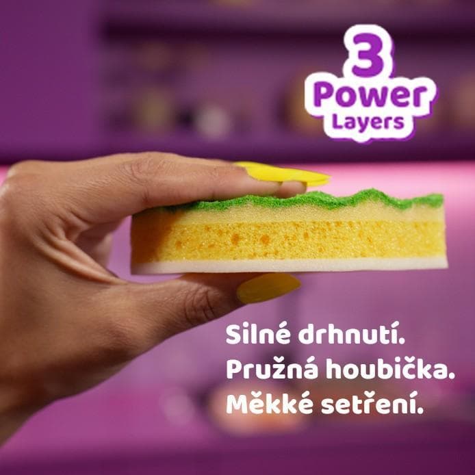 Vileda Punch lemon houbička