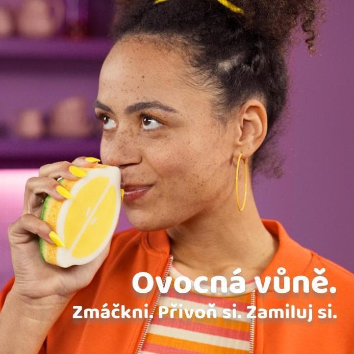 Vileda Punch lemon houbička