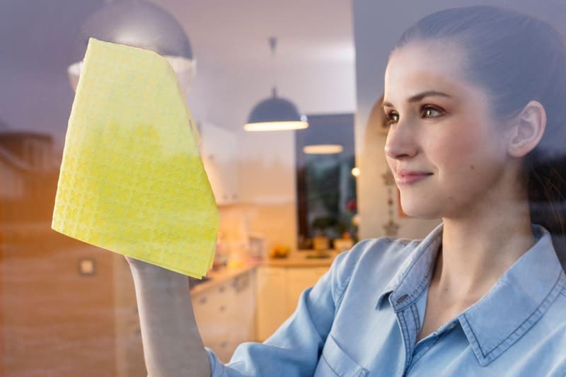 Vileda Actifibre microfibre window cloth