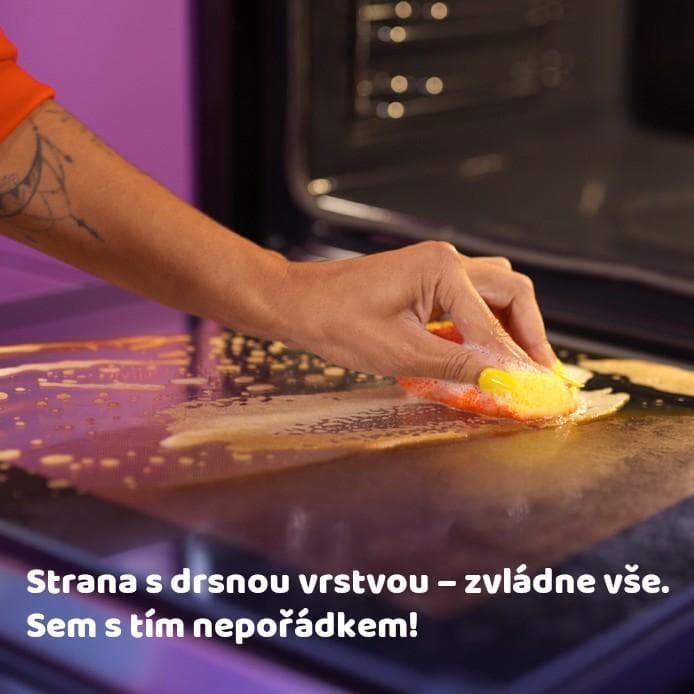 Vileda Punch orange sponge
