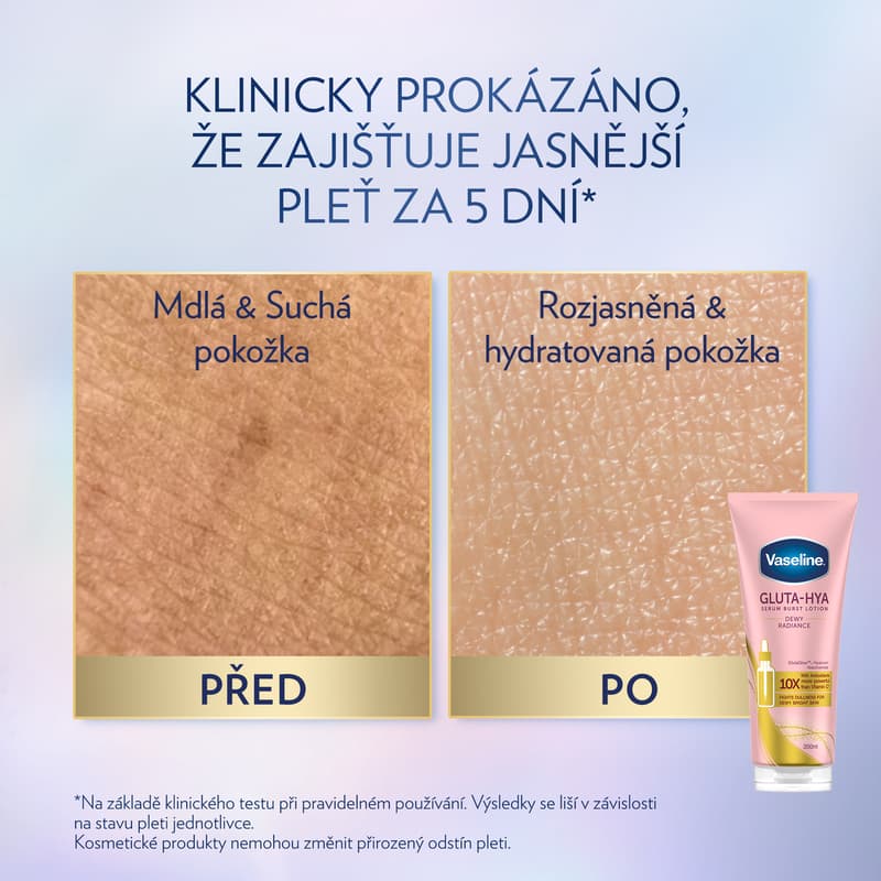 Vaseline Dewy radiance tělové sérum