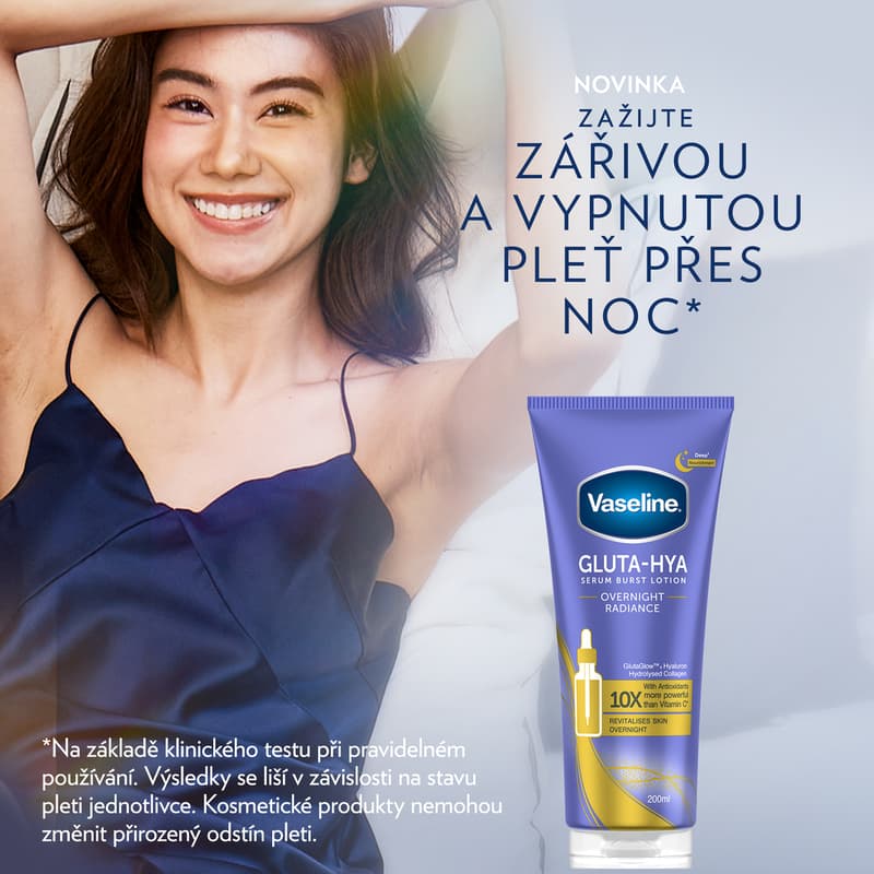 Vaseline Overnight radiance tělové sérum