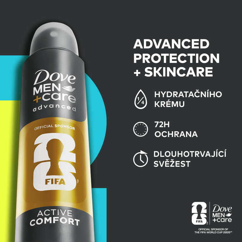Dove Men+Care Advanced AP Active Comfort FIFA deo spray