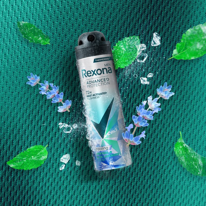 Rexona Men Advanced Protection Thermocool Menthol & Blue Levander antiperspirant spray