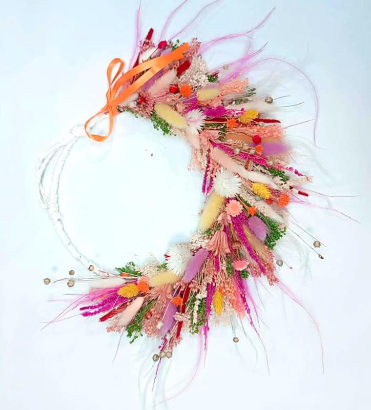 Decorated circle colored Ø 28cm