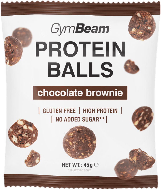 GymBeam Protein Balls čokoládové brownie
