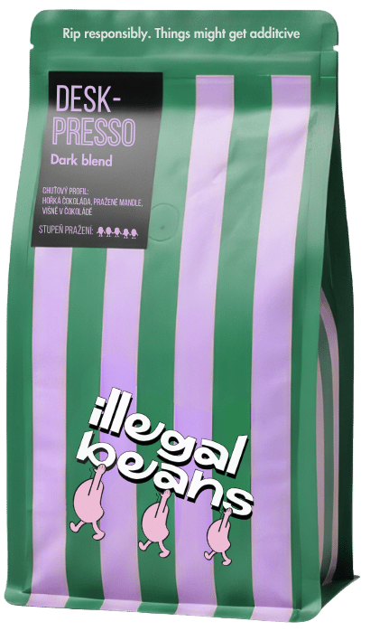 illegal beans Deskpresso Dark espresso zrnková káva