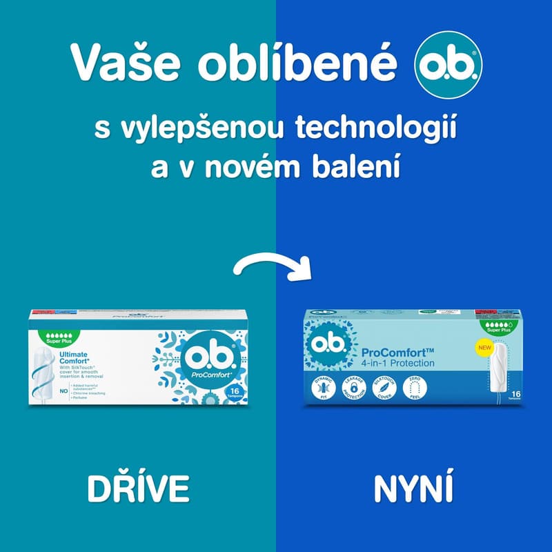 o.b. ProComfort Super Plus tampons