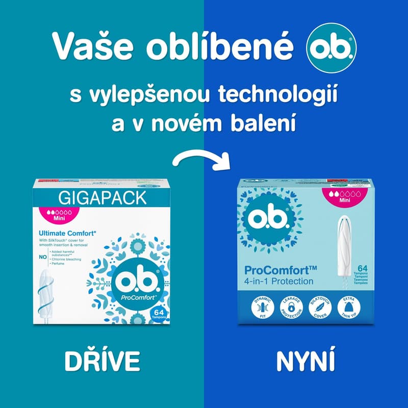 o.b. ProComfort Mini tampons