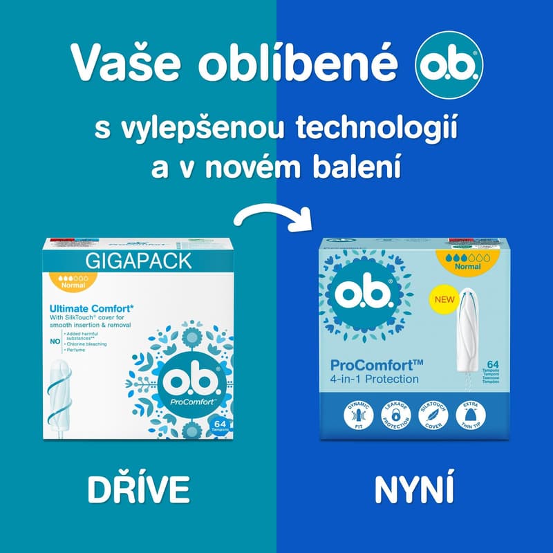 o.b. ProComfort Normal tampons